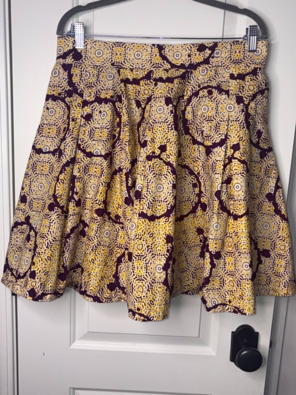 Francis + Benedict 100% Cotton Hand Made in Africa Flowy Printed Skirt size M